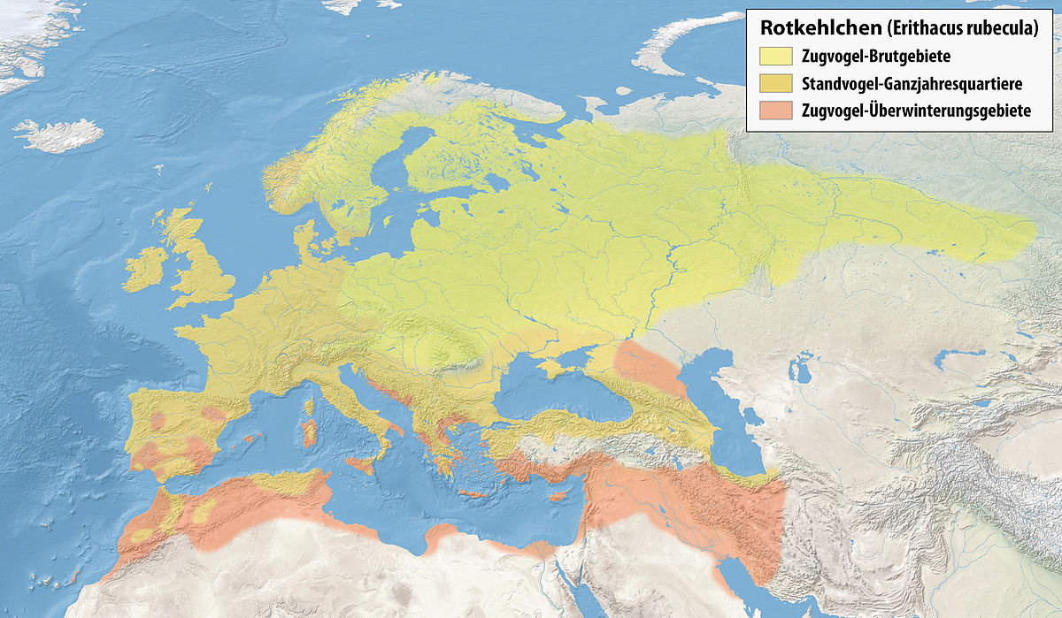ROTKEHLCHEN Von IUCN Red List of Threatened Species